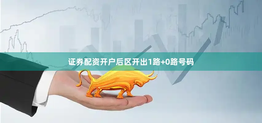 证券配资开户后区开出1路+0路号码